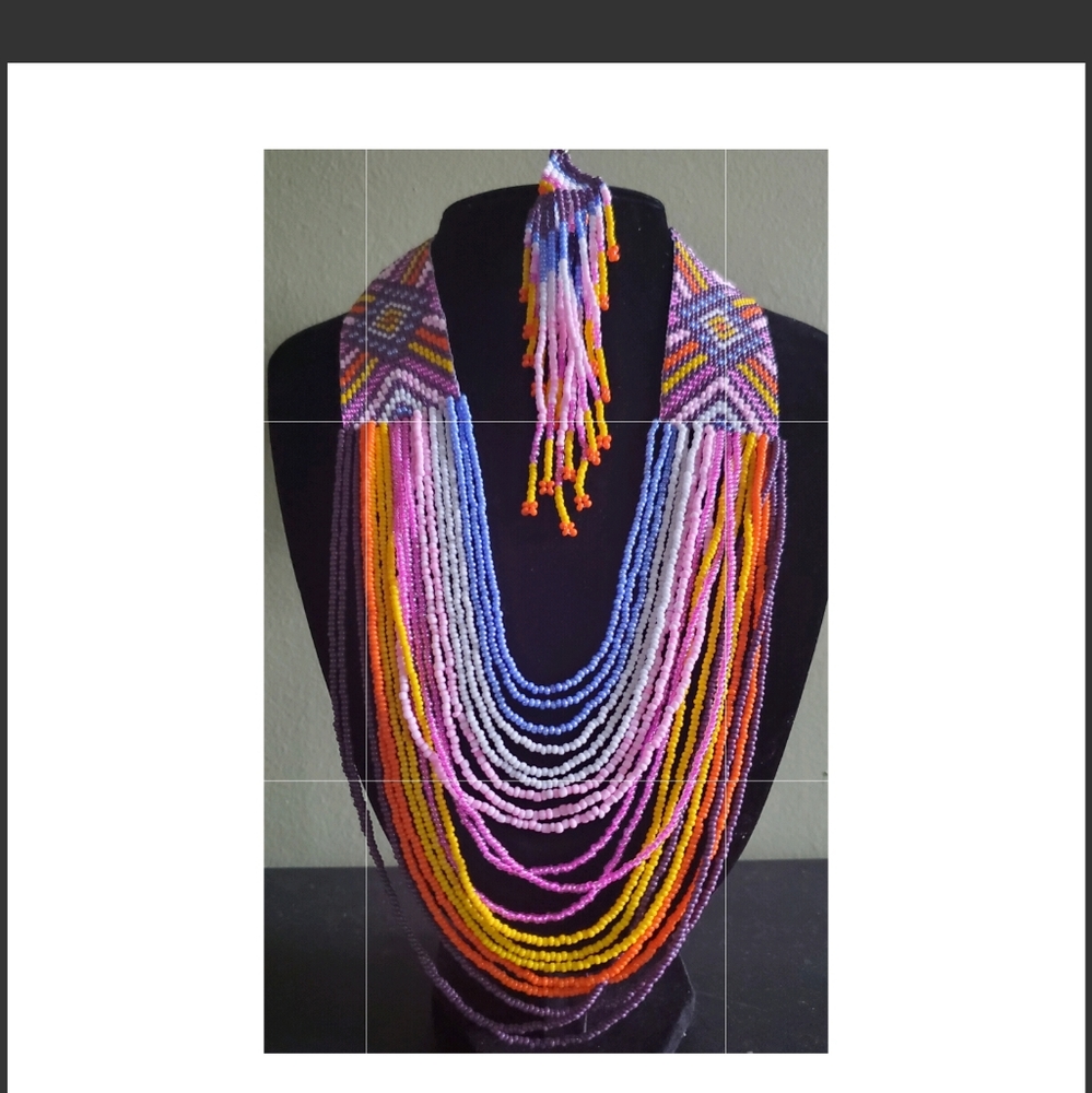 New Handmade Mexican Necklace Set